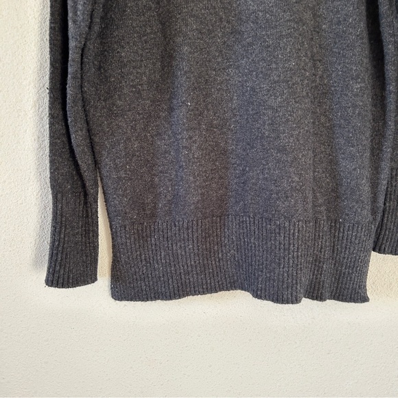 LOFT Pullover Knit Sweater Women’s Small Drop Shoulder Capsule Gray Casual Fall - Picture 7 of 8